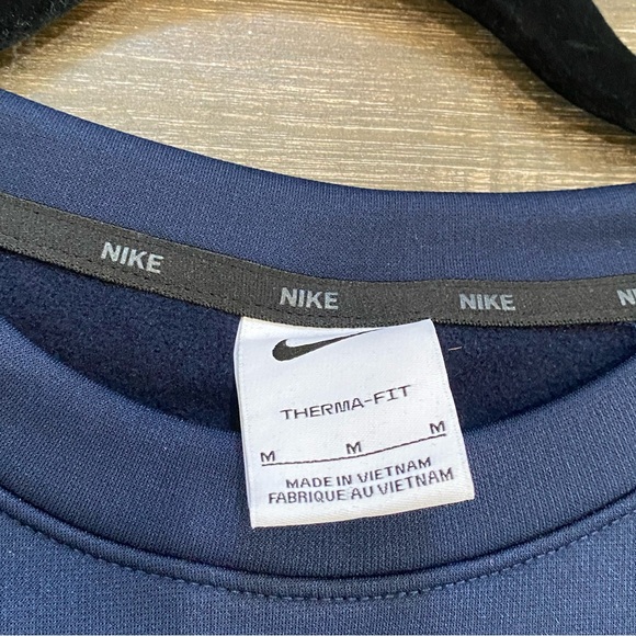 Nike Men's Medium Therma-FIT Fitness Crew - Obsidian (FB8505-451) - Picture 3 of 7